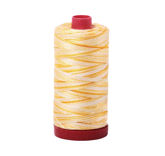 Aurifil 12 Solid -Variegated tones