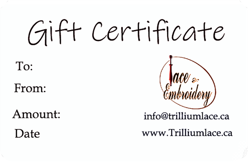 Gift Certificate – Custom Amount